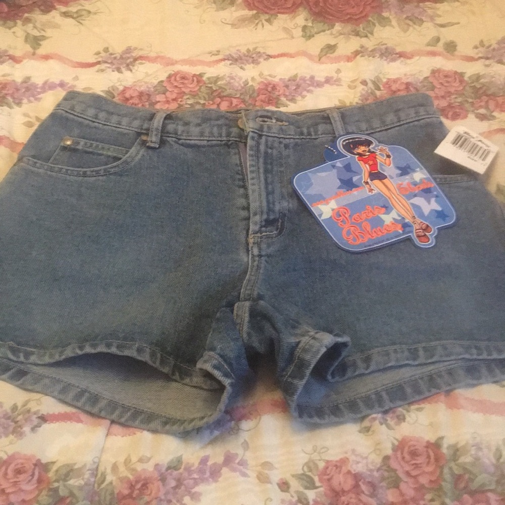 Paris Blues Sz.11 New 100% cotton denim shorts